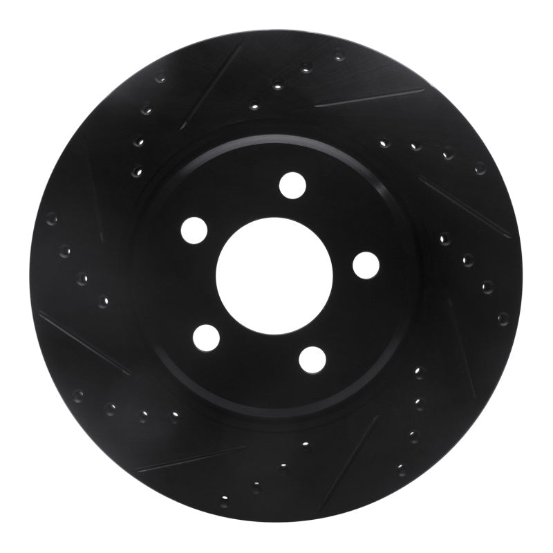 DFC D&S Black Brake Rotor (FRONT LEFT): Chrysler 300 (05-23)