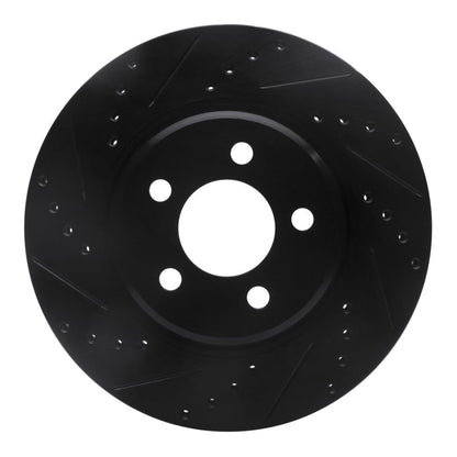 DFC D&S Black Brake Rotor (FRONT LEFT): Chrysler 300 (05-23)