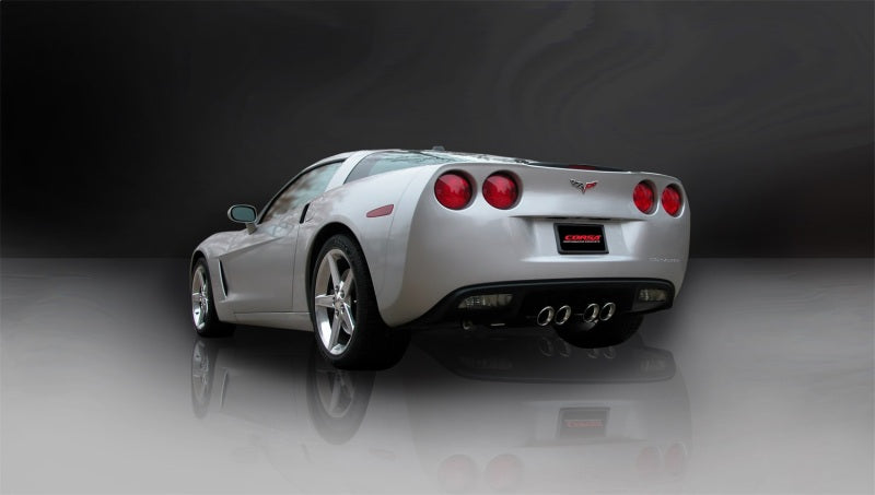 Corsa 07-08 Corvette 2.5in Sport Series Cat-Back Dual | Corvette (14169CB4)