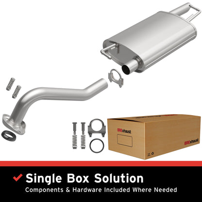 BRExhaust 2014-2019 Toyota Corolla 1.8L Direct-Fit Replacement Exhaust System
