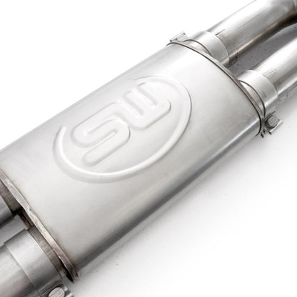 Stainless Works 3in Catback System X-Pipe Turbo Chambered Muffler 3.5in Tips | Pontiac G8 GT (08-09) (PG8CBFC)