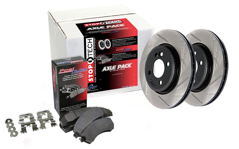 StopTech 937.34569 Street Axle Slotted Rear Disc Brake Kit For 428i xDrive NEW