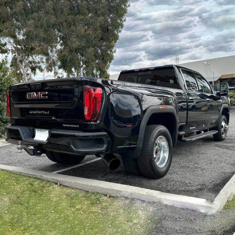 Banks 20-23 Chevy/GMC Duramax 5in DPF-Back Exhaust w/ Black Tip | Silverado 3500 HD (49809-B)