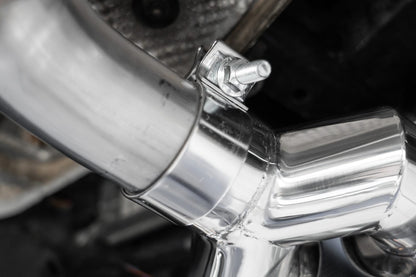 MBRP 2.5" Amor Pro Axle Back Exhaust Quad Rear Exit (Street Profile / Carbon Fiber Tips) - Audi / B8 / SQ5