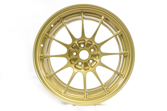 Enkei NT03+M 18x9.5 +40 5x100 Gold-WheelFlip