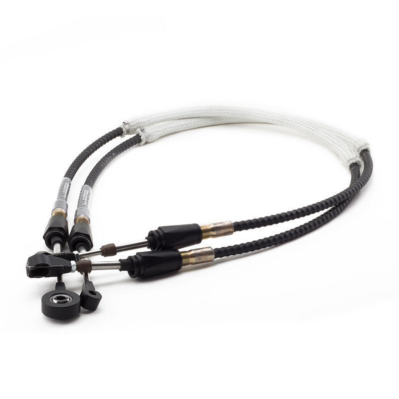 Hybrid Racing Short Shifter Assembly & Heavy Duty Shifter Cable Combo: Honda Civic Si (02-05)