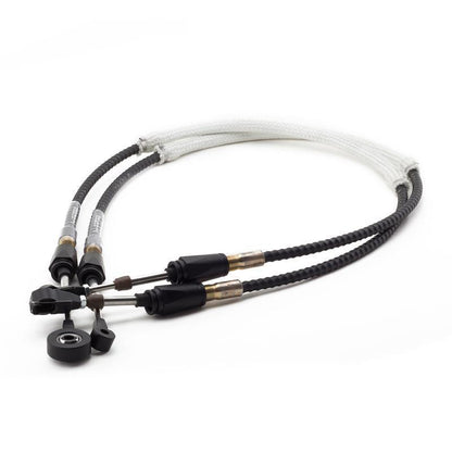 Hybrid Racing Short Shifter Assembly & Heavy Duty Shifter Cable Combo: Honda Civic Si (02-05)