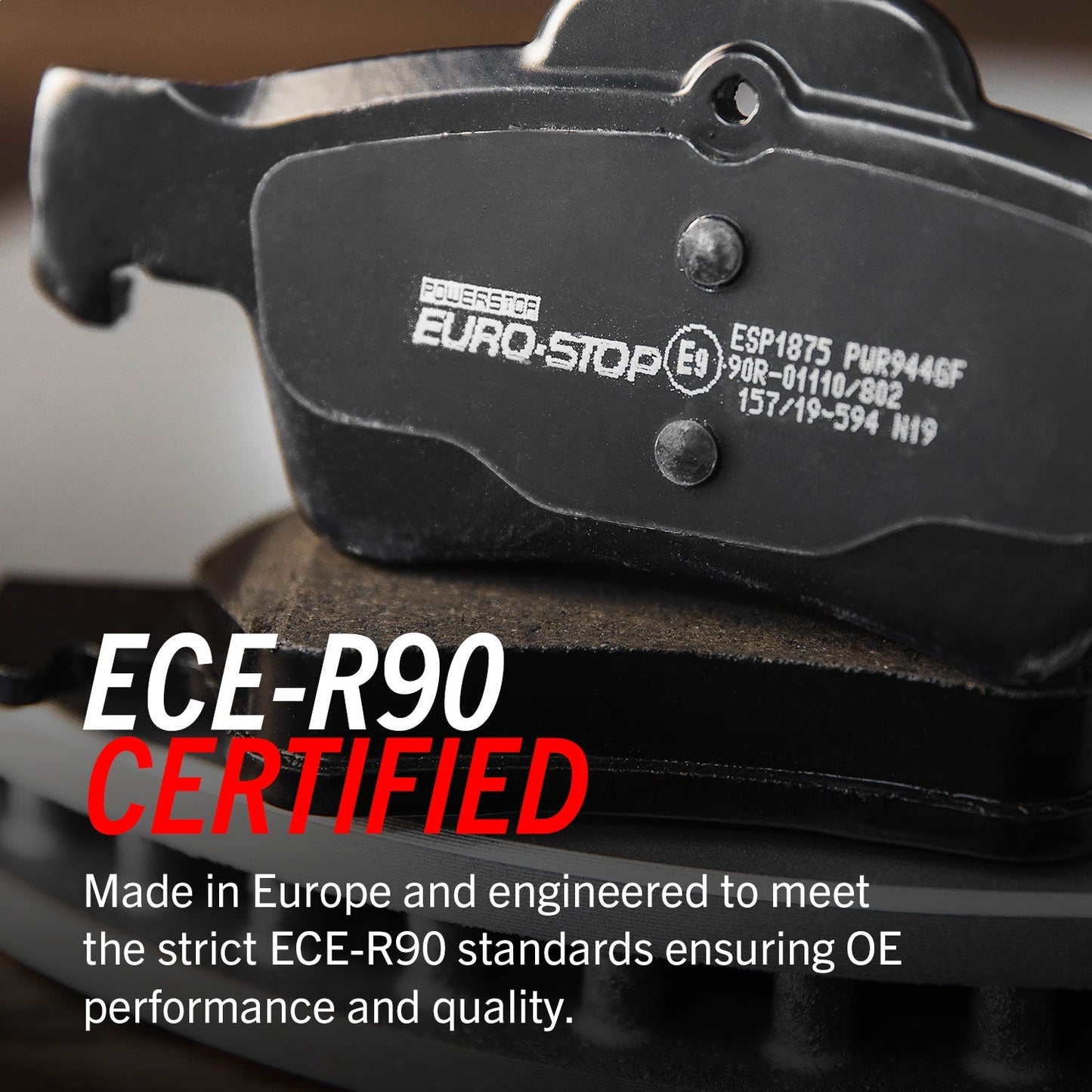 PowerStop Front & Rear Euro-Stop Brake Kit | Mercedes-Benz C300 (15-16) (ESK7257)