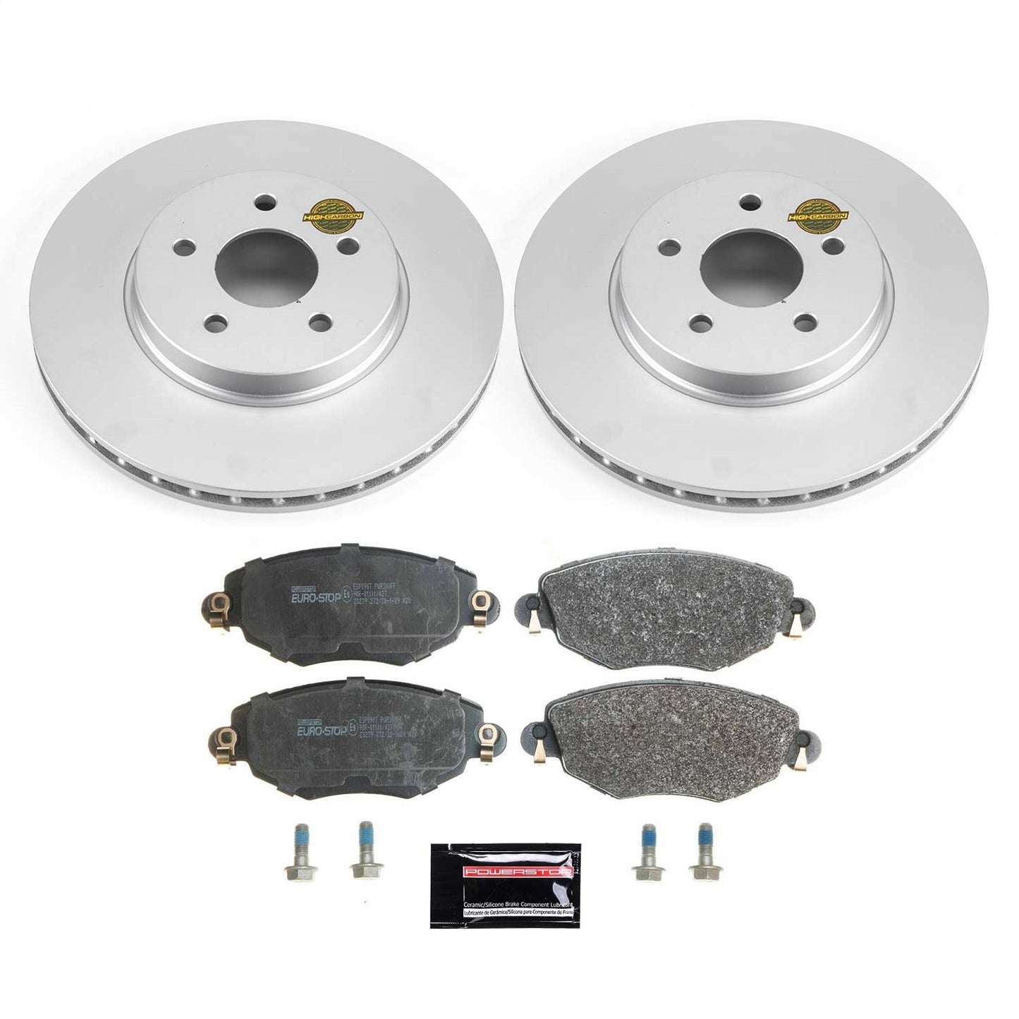 PowerStop Front Euro-Stop Brake Kit | Jaguar X-Type (02-08) (ESK1373)