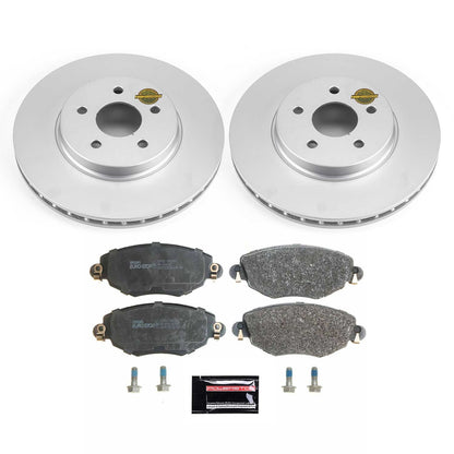 PowerStop Front Euro-Stop Brake Kit | Jaguar X-Type (02-08) (ESK1373)
