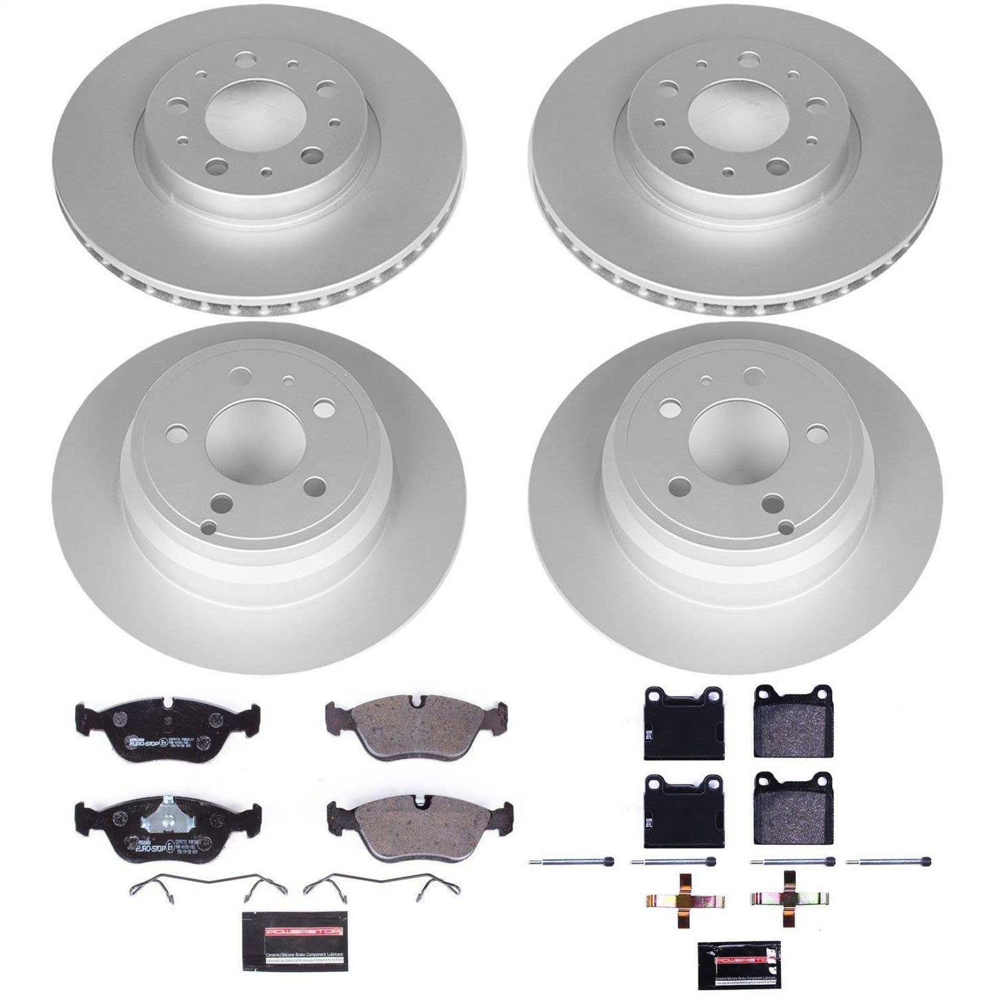 PowerStop Front & Rear Euro-Stop Brake Kit | Volvo 850 (94-97) (ESK2728)