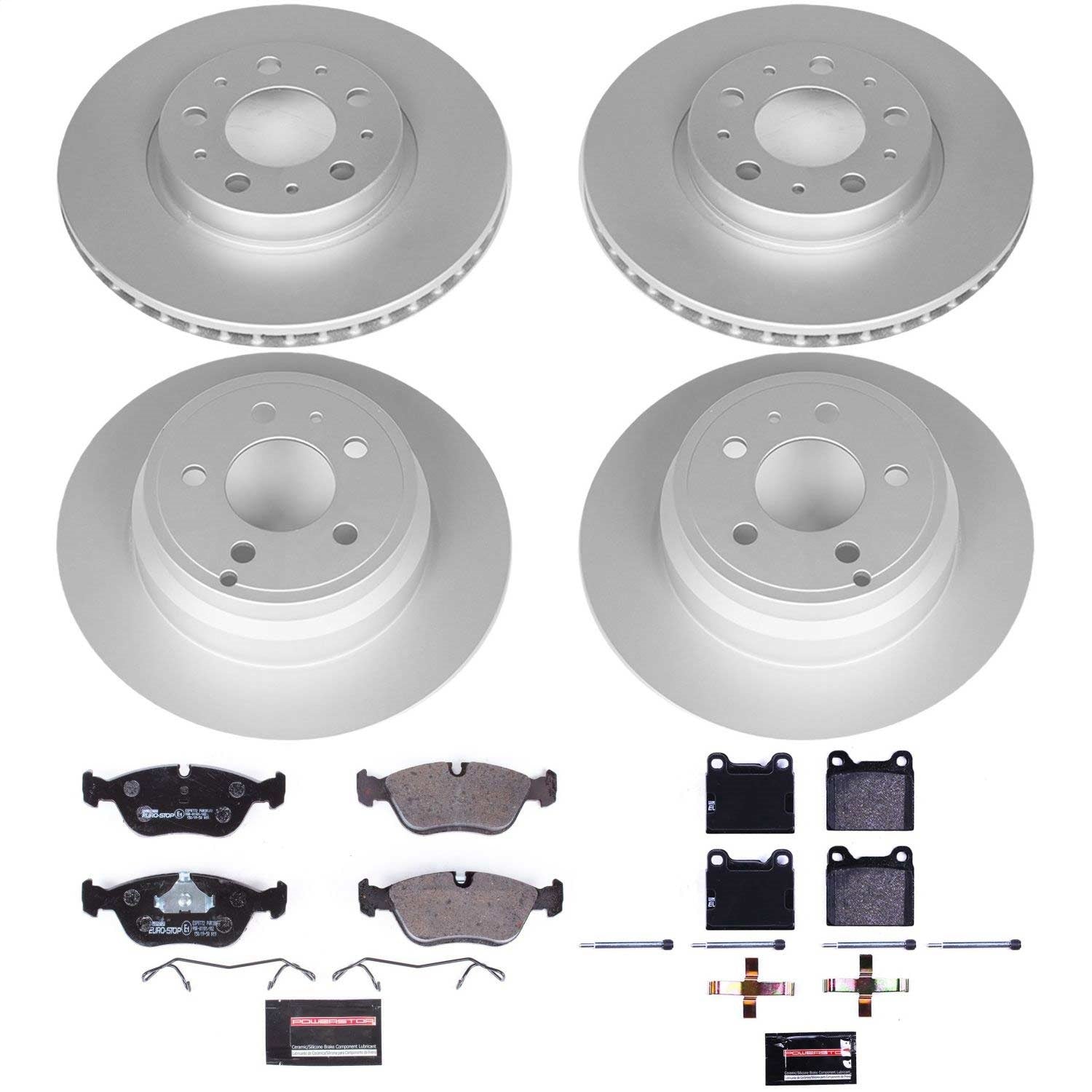 PowerStop Front & Rear Euro-Stop Brake Kit | Volvo 850 (94-97) (ESK2728)
