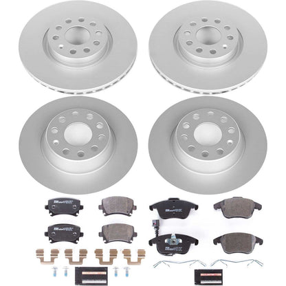PowerStop Front & Rear Euro-Stop Brake Kit | Volkswagen Tiguan (09-10) (ESK2757)
