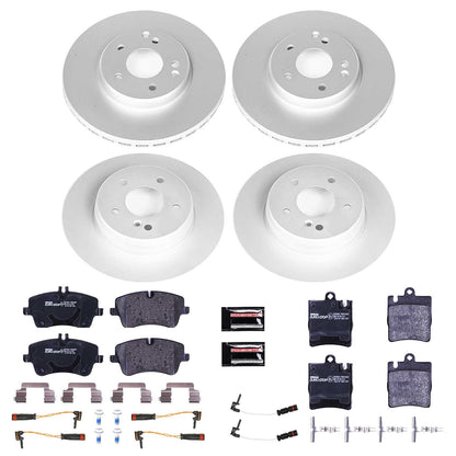 PowerStop Front and Rear Eurostop Brake Kit | Mercedes-Benz C230 (03) (ESK2783)