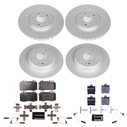 PowerStop Front & Rear Euro-Stop Brake Kit | Mercedes-Benz C230 (04) (ESK2791)