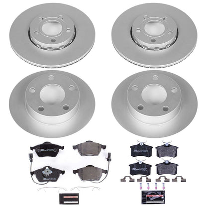PowerStop Front & Rear Euro-Stop Brake Kit | Volkswagen Passat (99-05) (ESK2800)