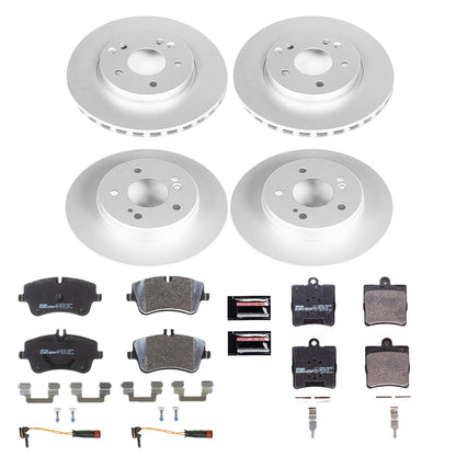 PowerStop Front & Rear Euro-Stop Brake Kit | Mercedes-Benz C230 (02-05) (ESK2812)