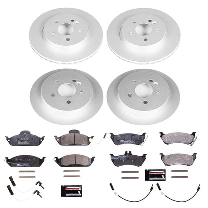 PowerStop Front & Rear Euro-Stop Brake Kit | Mercedes-Benz ML320 (98-03) (ESK2833)