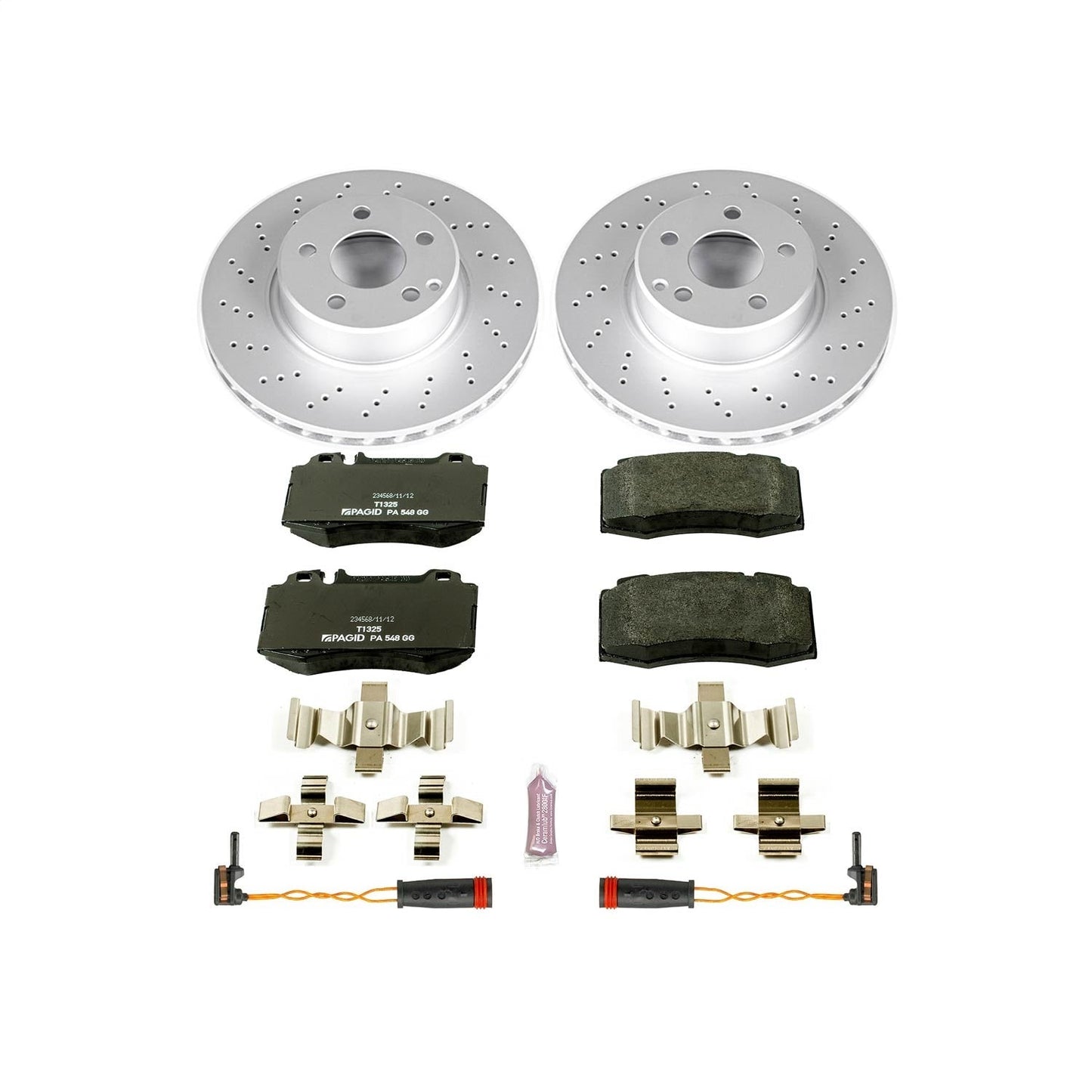 PowerStop Front Euro-Stop Brake Kit | Mercedes-Benz CL500 (03-06) (ESK2932)