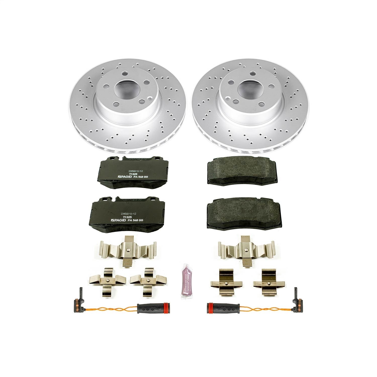 PowerStop Front Euro-Stop Brake Kit | Mercedes-Benz CL500 (03-06) (ESK2932)