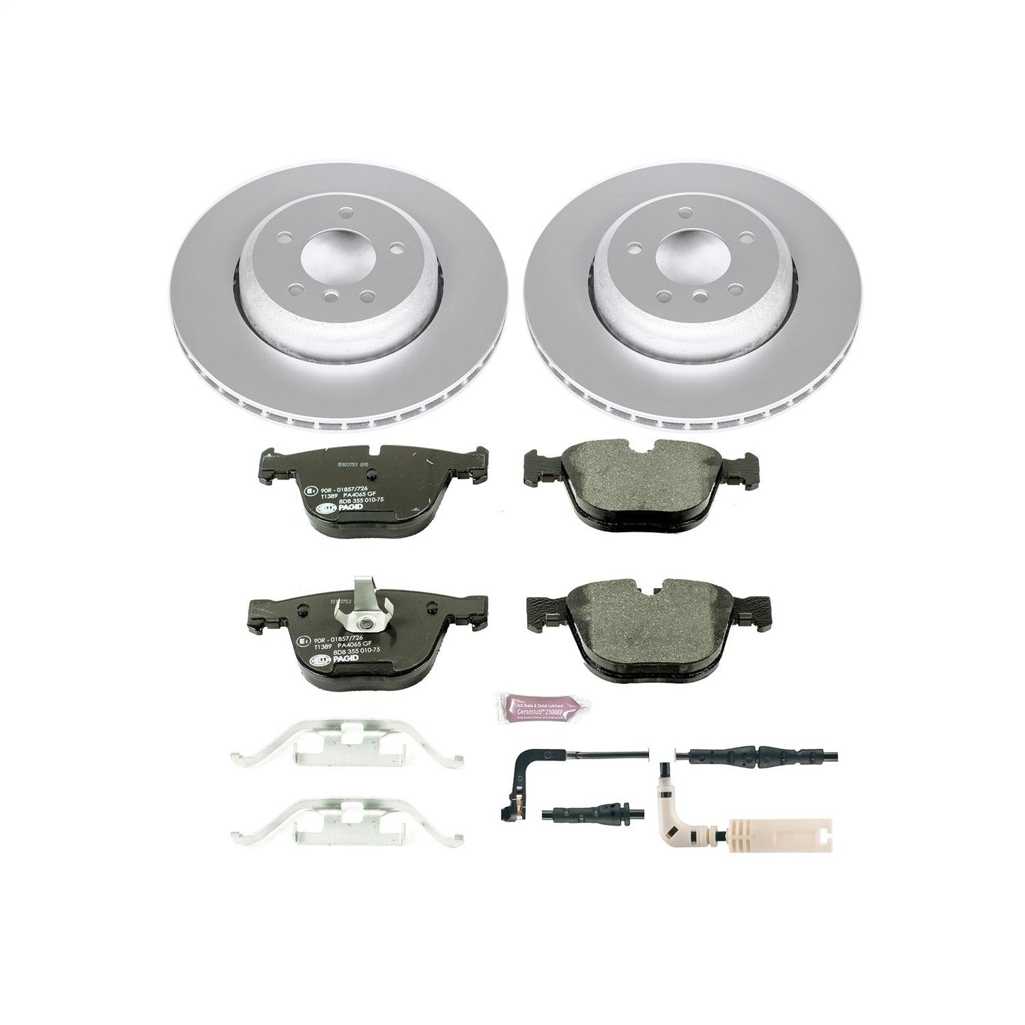 PowerStop Rear Euro-Stop Brake Kit | BMW 535i (08-10) (ESK2940)