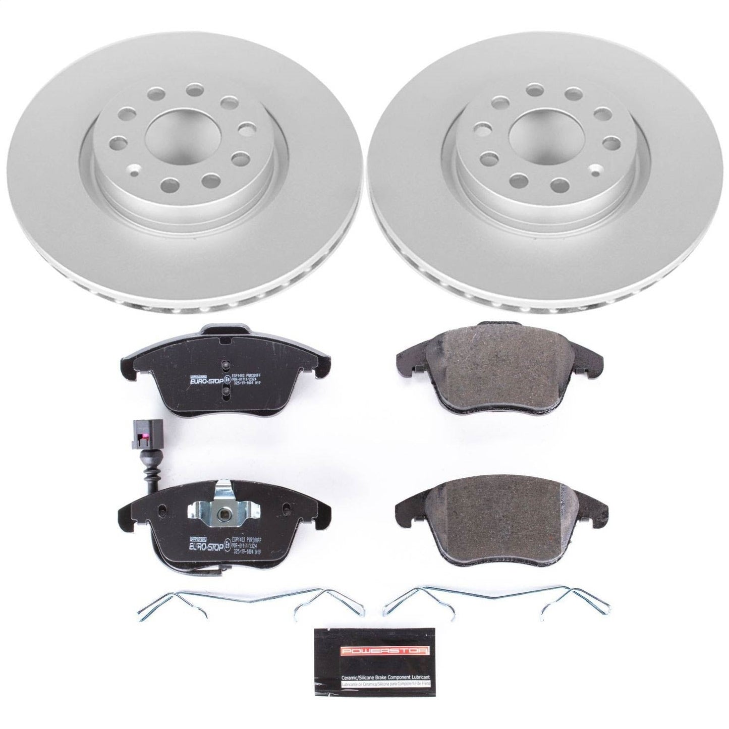 PowerStop Front Euro-Stop Brake Kit | Audi Q3 (15-18) (ESK2963)