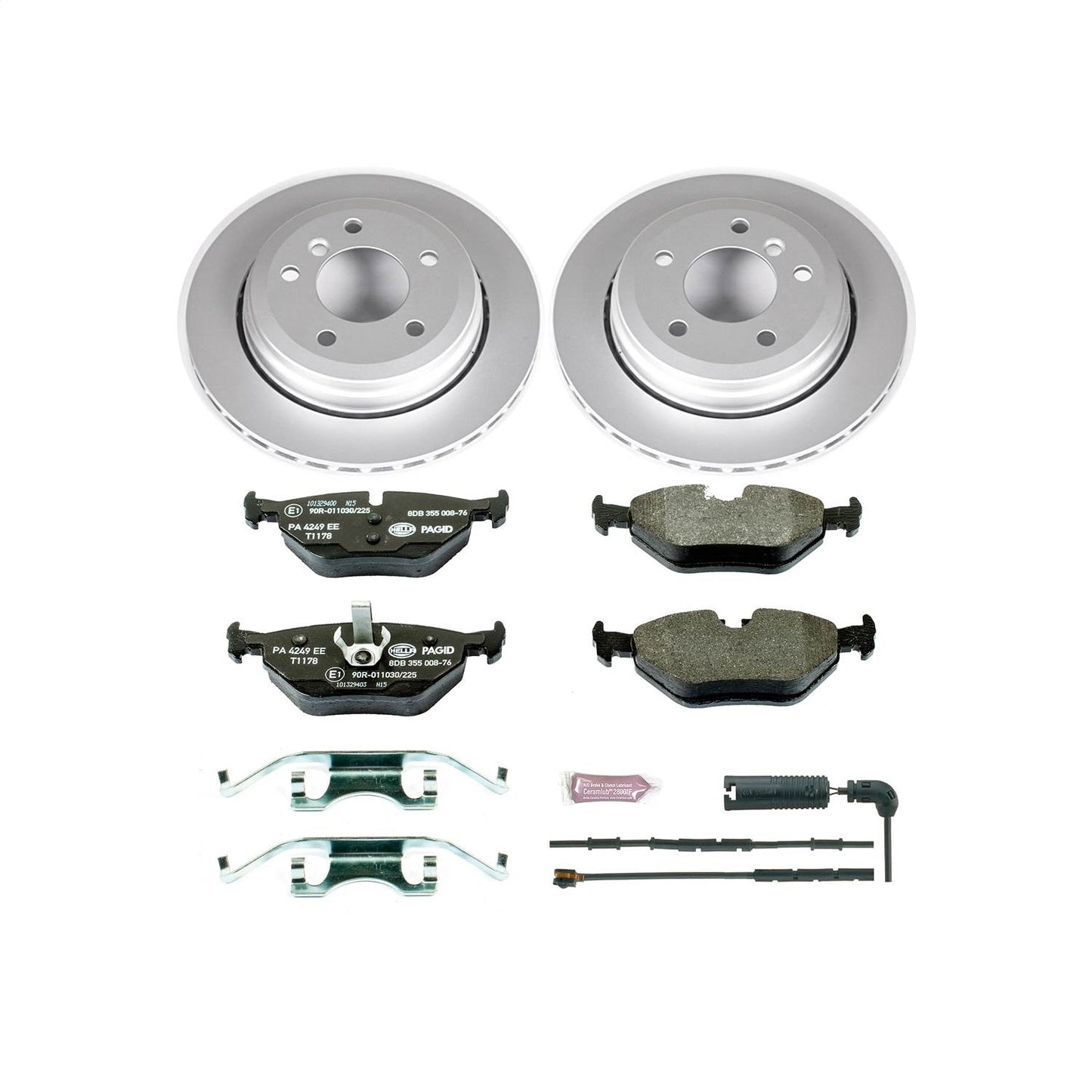 PowerStop Rear Euro-Stop Brake Kit | BMW 325xi (01-05) (ESK2970)