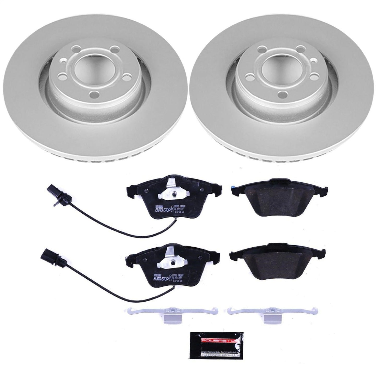 PowerStop Front Euro-Stop Brake Kit | Audi A6 (05-11) (ESK2993)