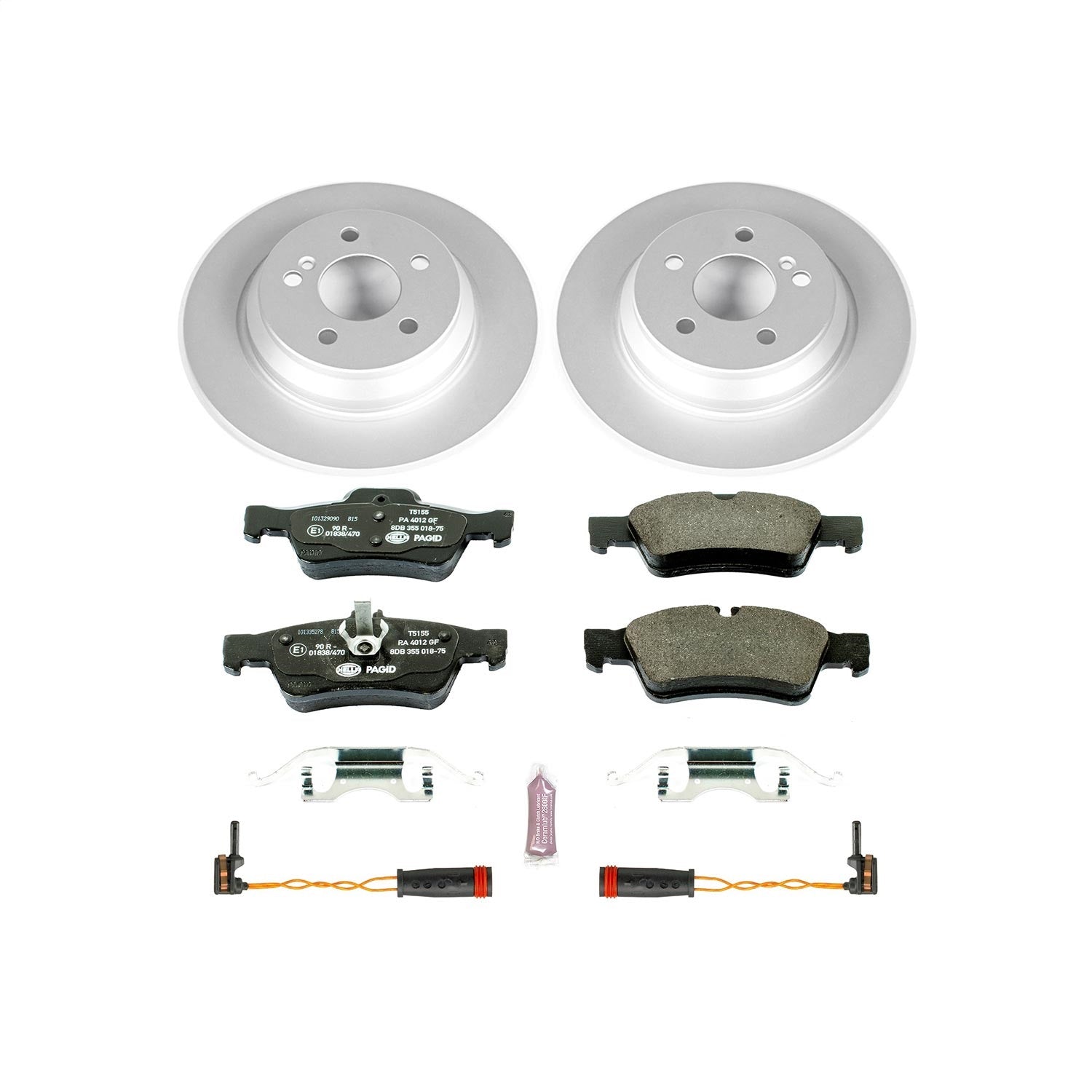 PowerStop Rear Euro-Stop Brake Kit | Mercedes-Benz S350 (06) (ESK3069)