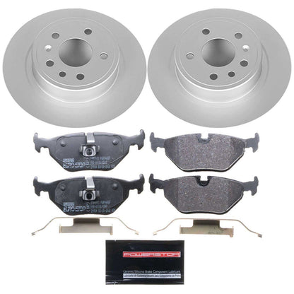 PowerStop Rear Euro-Stop Brake Kit | Saab 9-5 (99-10) (ESK3080)