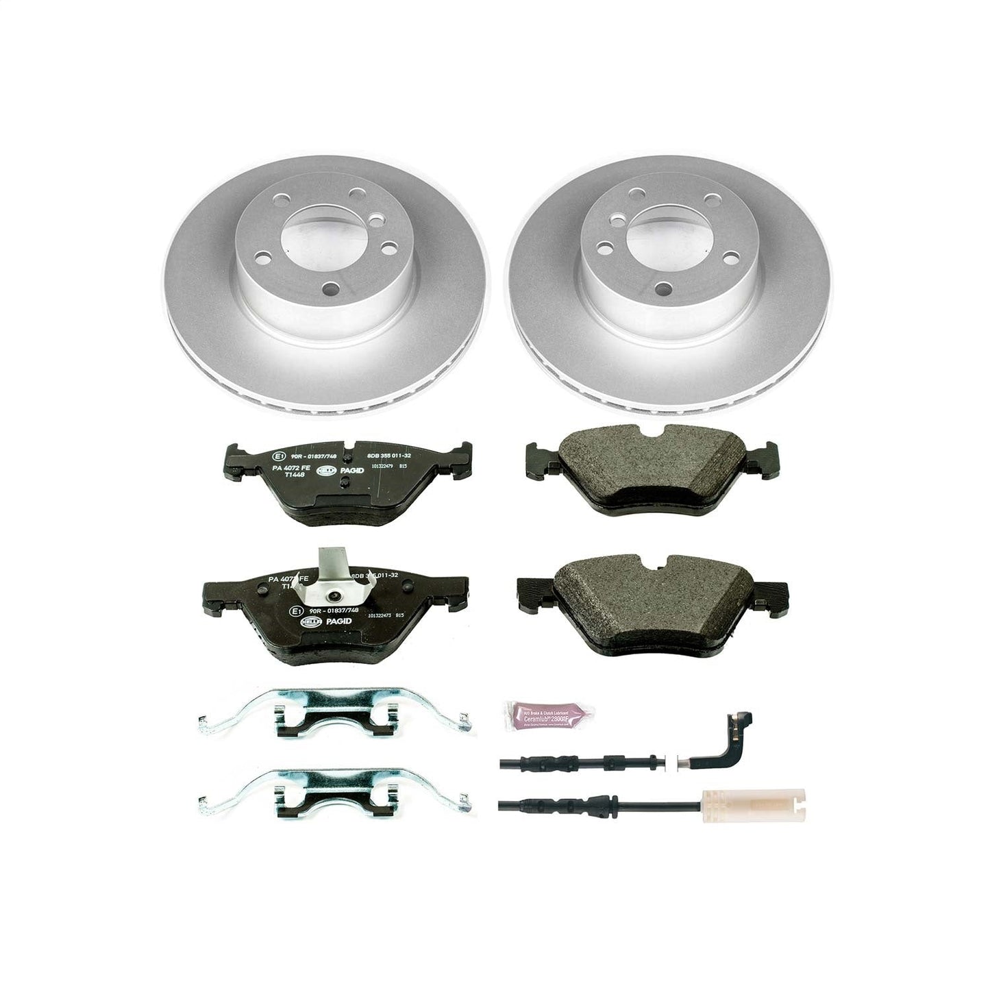 PowerStop Front Euro-Stop Brake Kit | BMW 128i (08-10) (ESK3087)