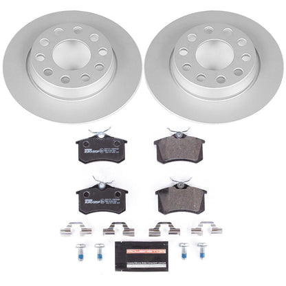 PowerStop Rear Euro-Stop Brake Kit | Audi A4 (02-05) (ESK3109)