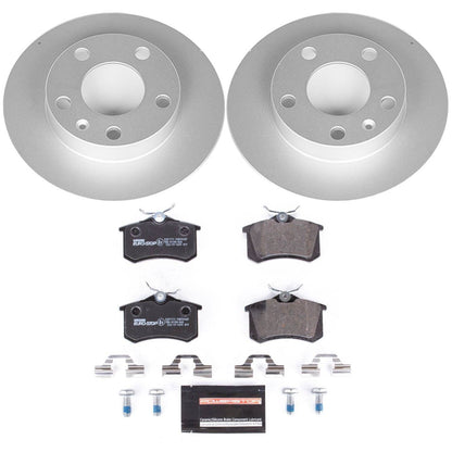 PowerStop Euro-Stop Rear Brake Kit | Audi A4 (02-06) (ESK3129)
