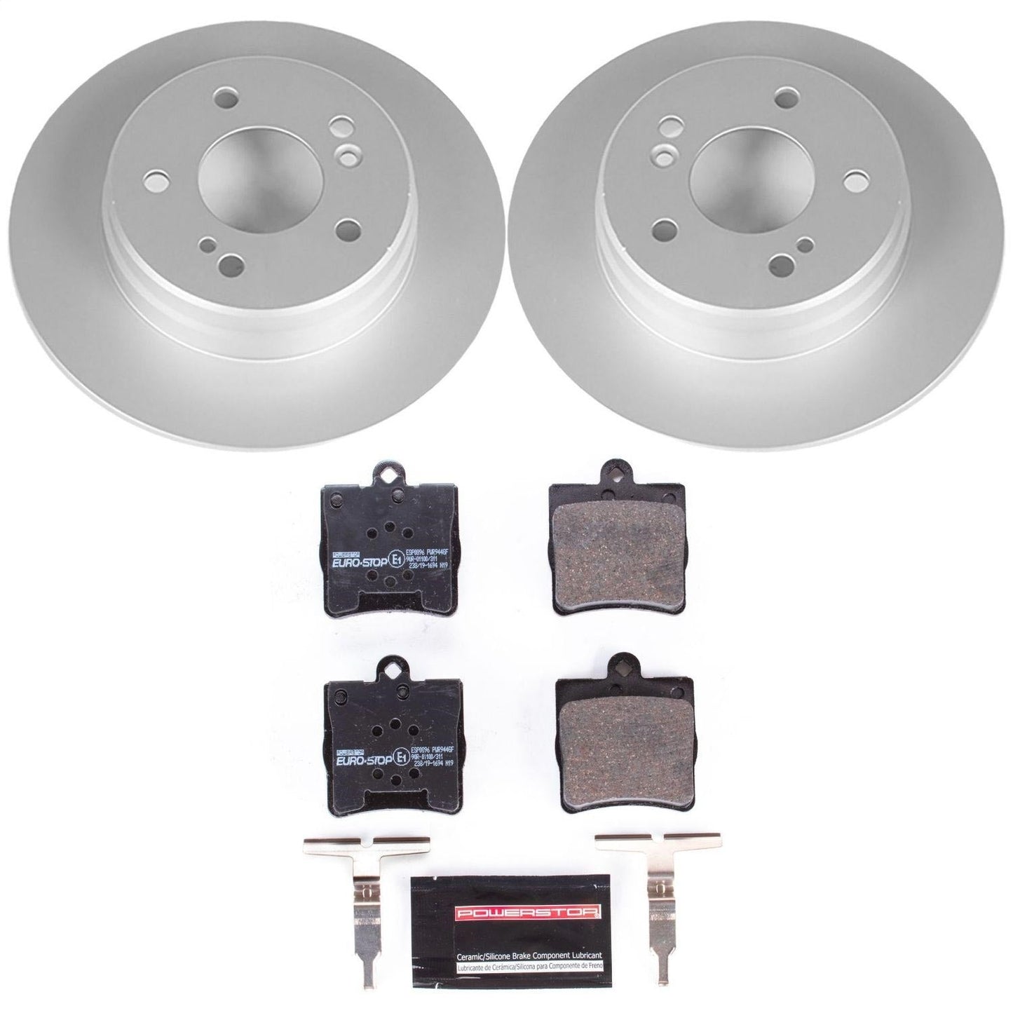 PowerStop Rear Euro-Stop Brake Kit | Chrysler Crossfire (04-08) (ESK368)