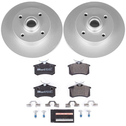 PowerStop Rear Euro-Stop Brake Kit | Volkswagen Cabrio (99-02) (ESK369)