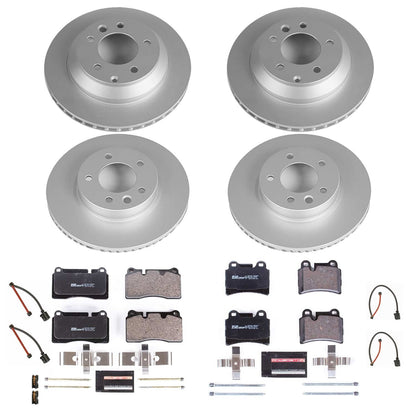 PowerStop Front & Rear Euro-Stop Brake Kit | Volkswagen Touareg (06) (ESK4108)