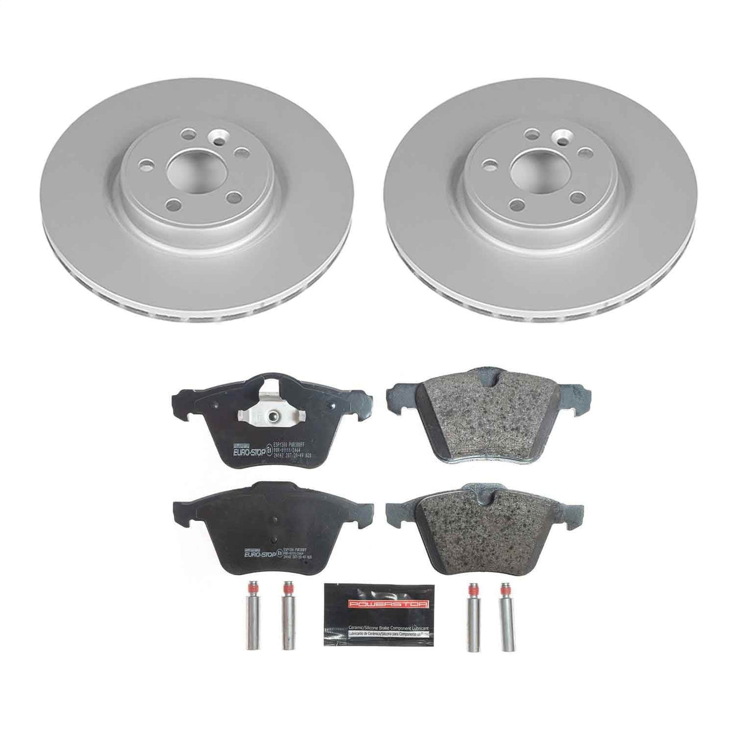 PowerStop Front & Rear Euro-Stop Brake Kit | Volvo S60 (15-18) (ESK4118)