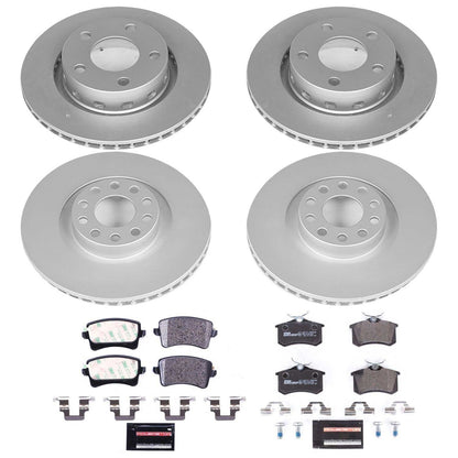 PowerStop Front & Rear Euro-Stop Brake Kit | Audi S6 (02-04) (ESK4192)