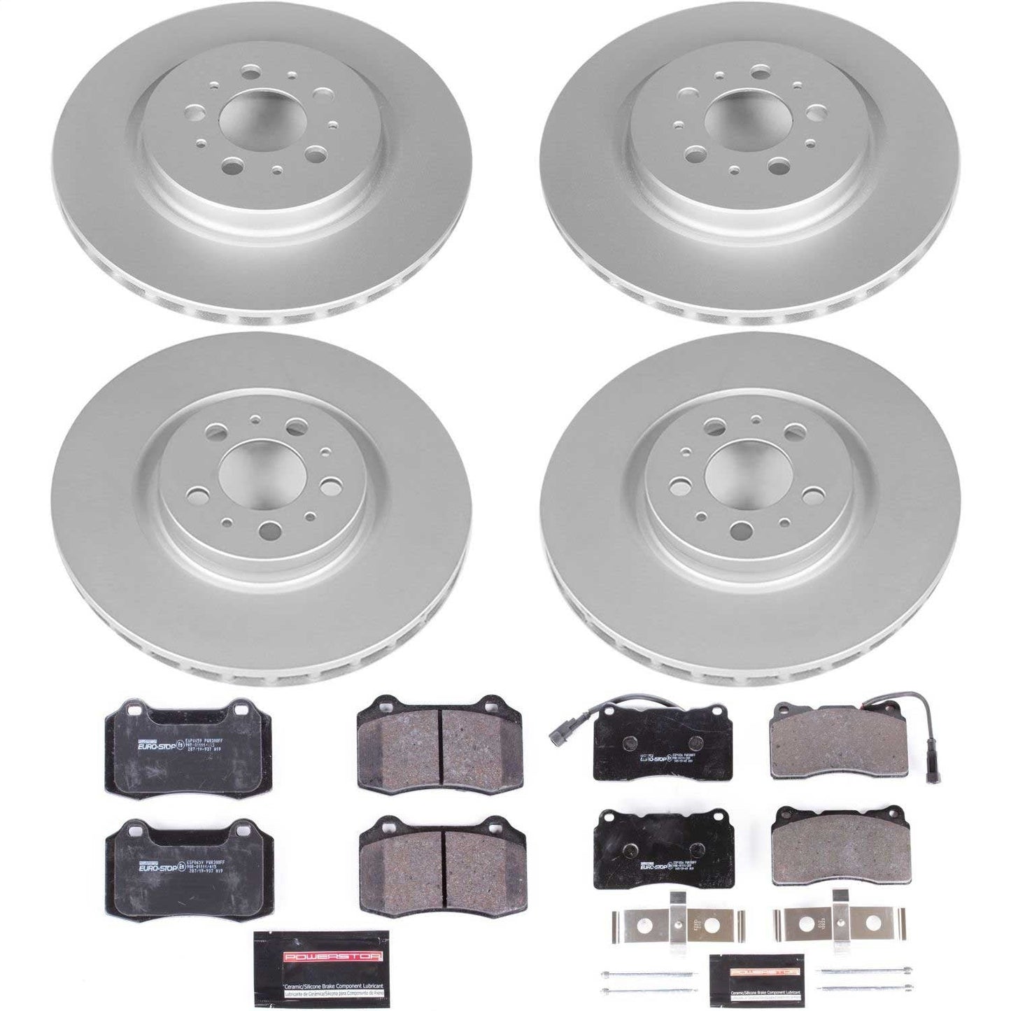 PowerStop Front & Rear Euro-Stop Brake Kit | Volvo S60 (04-07) (ESK4316)