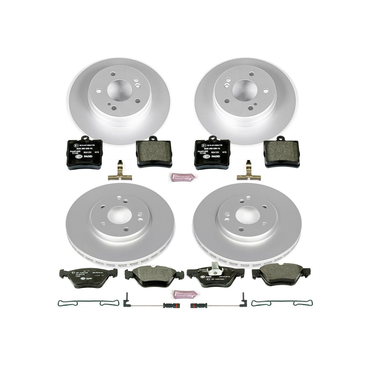 PowerStop Front & Rear Euro-Stop Brake Kit | Mercedes-Benz SLK320 (01-04) (ESK4420)