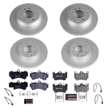 PowerStop Front & Rear Euro-Stop Brake Kit | Porsche Cayenne (04-06) (ESK4495)