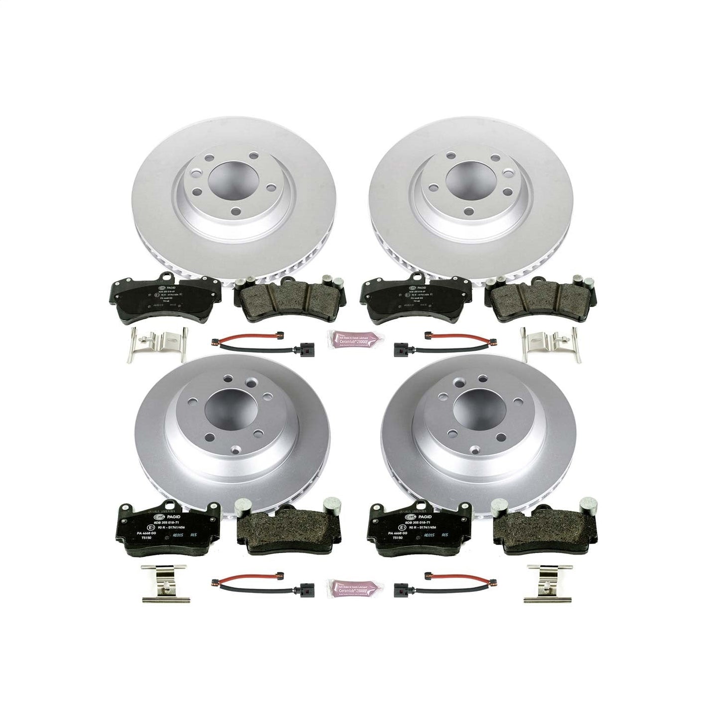 PowerStop Front & Rear Euro-Stop Brake Kit | Audi Q7 (07-15) (ESK4500)
