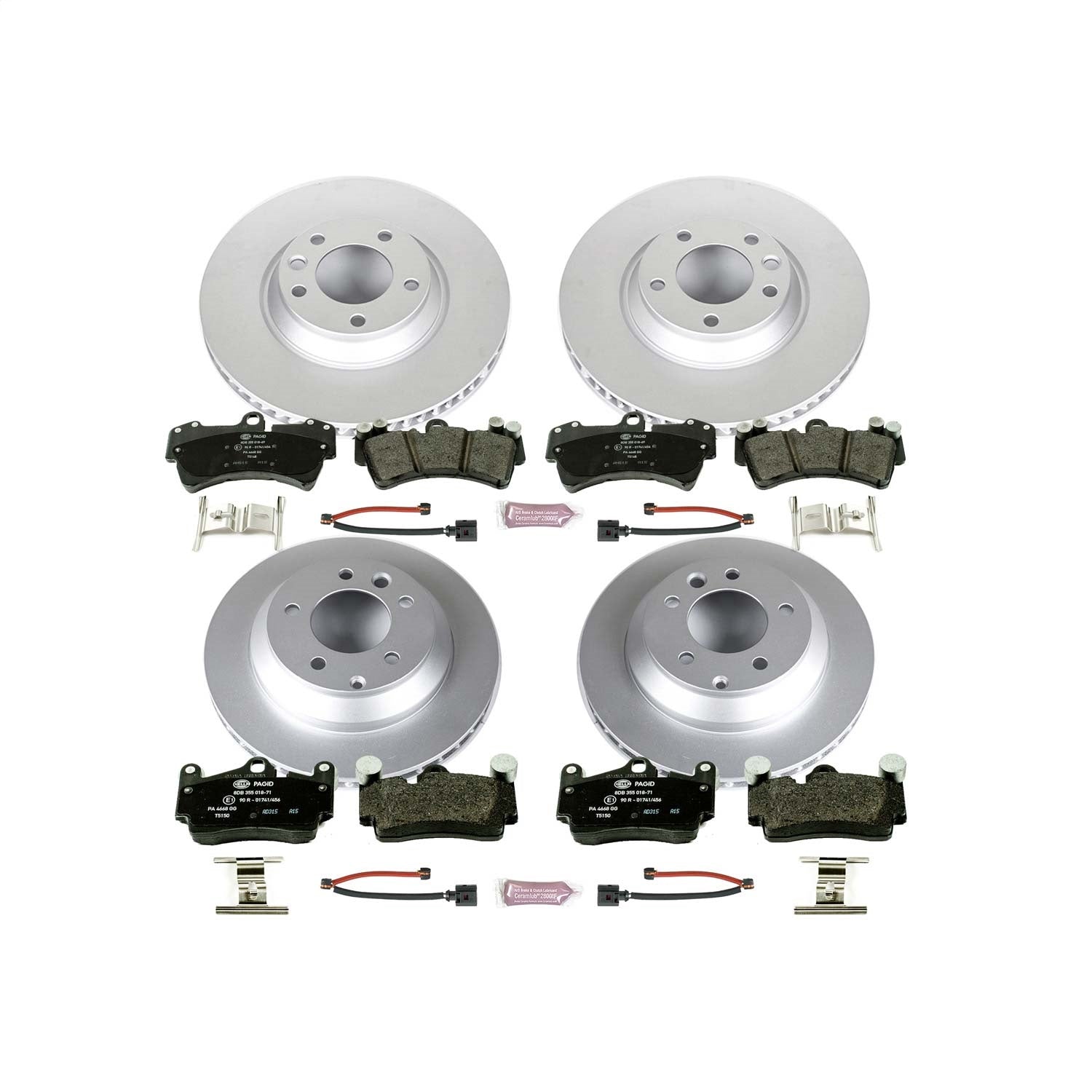 PowerStop Front & Rear Euro-Stop Brake Kit | Audi Q7 (07-15) (ESK4500)
