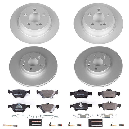 PowerStop Front & Rear Euro-Stop Brake Kit | Mercedes-Benz E320 (04-05) (ESK4511)