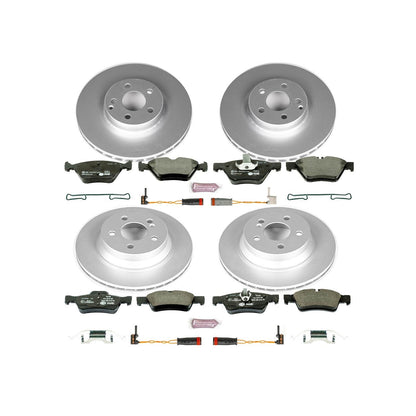 PowerStop Front & Rear Euro-Stop Brake Kit | Mercedes-Benz E350 (06-09) (ESK4518)