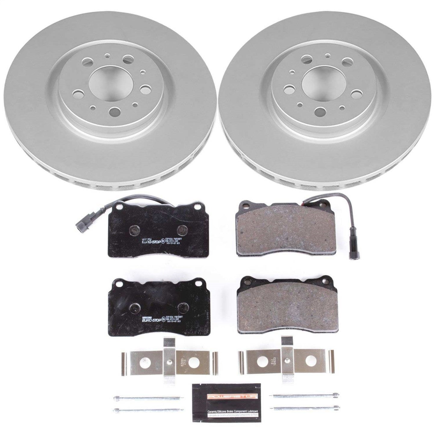 PowerStop Front Euro-Stop Brake Kit | Volvo S60 (04-07) (ESK4548)