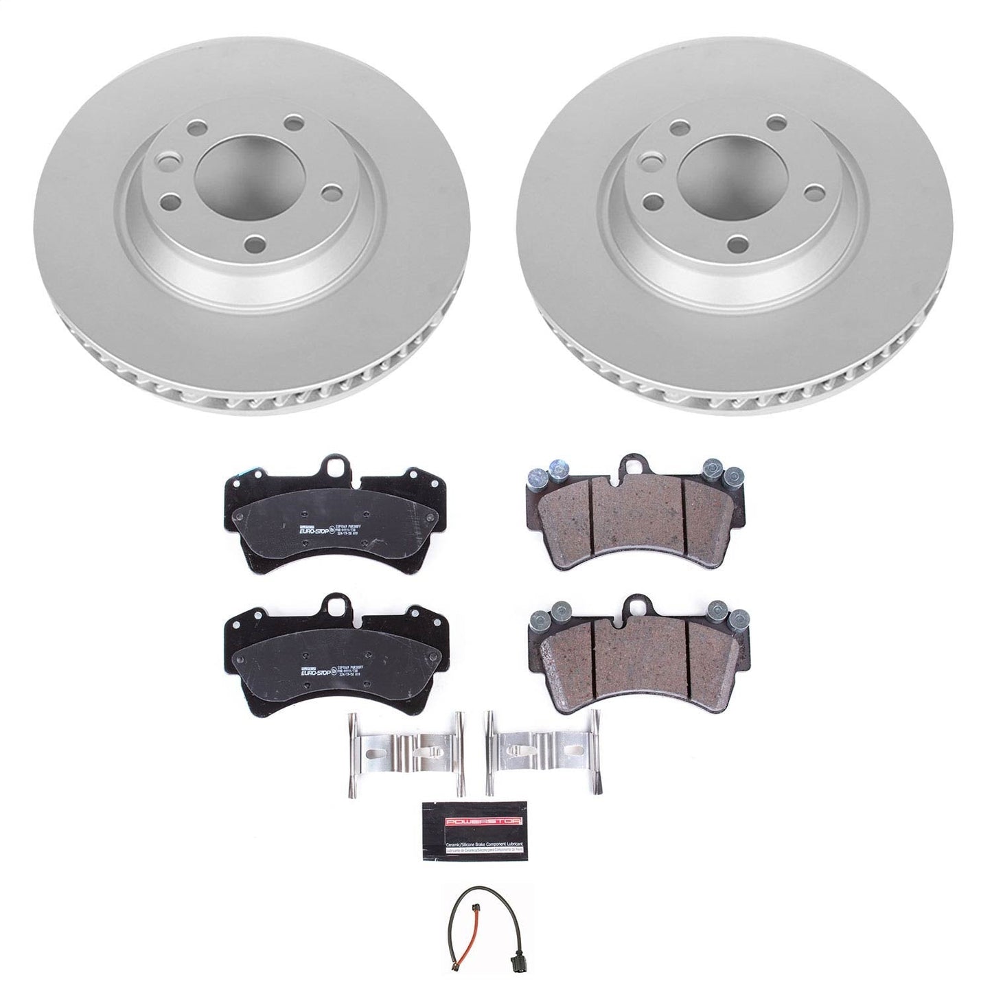 PowerStop Front Euro-Stop Brake Kit | Audi Q7 (07-15) (ESK4558)