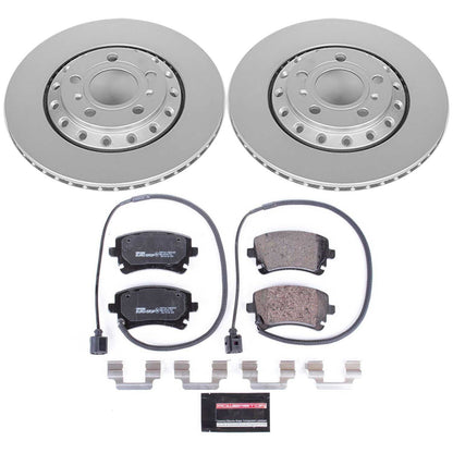 PowerStop Rear Euro-Stop Brake Kit | Audi A8 Quattro (03-10) (ESK4562)