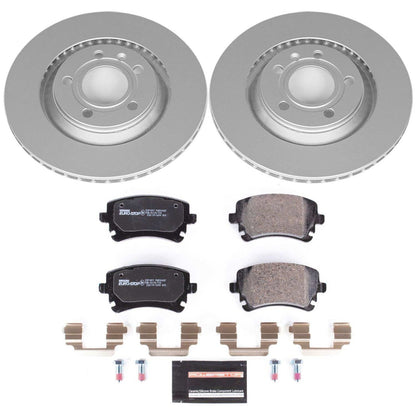 PowerStop Rear Euro-Stop Brake Kit | Audi S4 (04-09) (ESK4564)