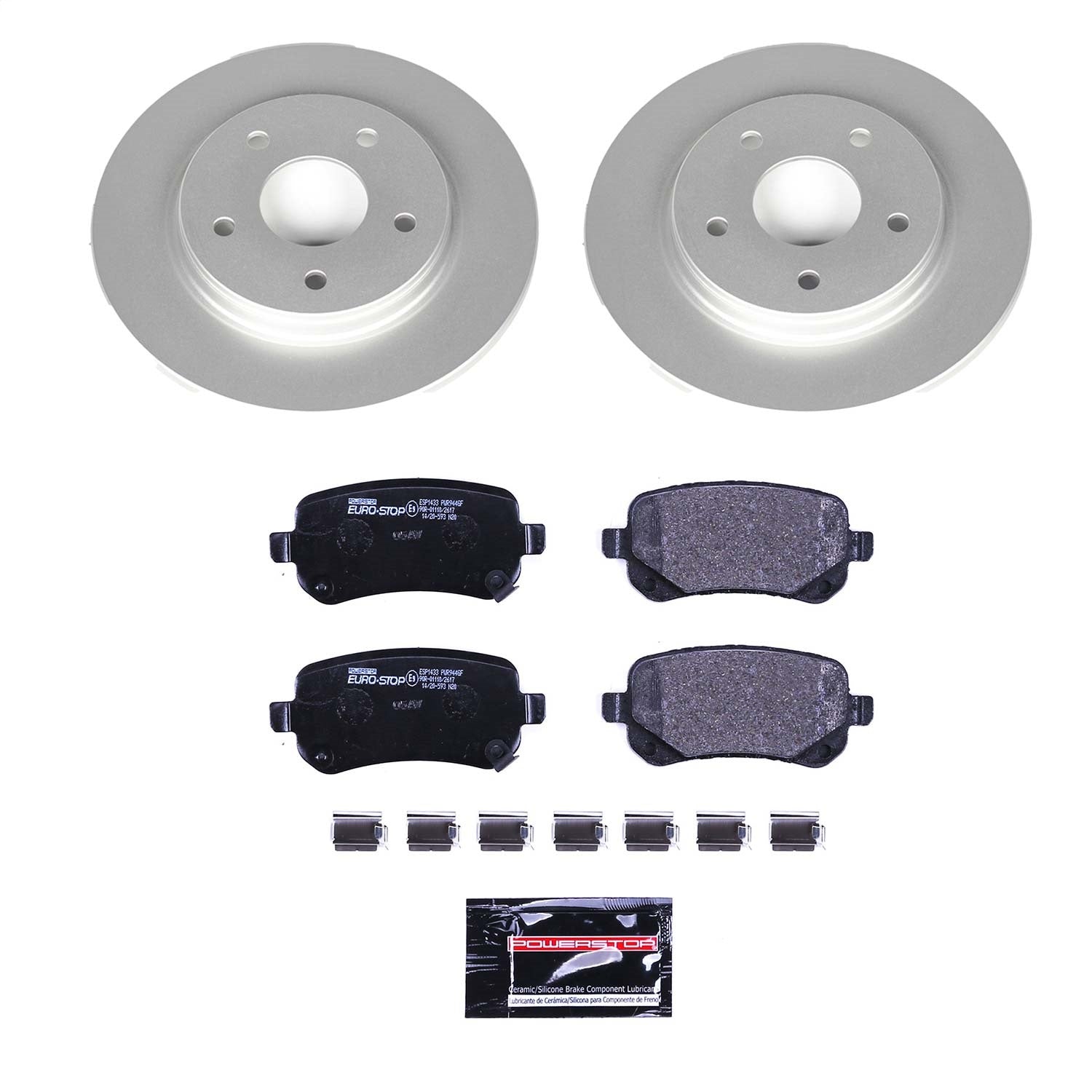 PowerStop Rear Euro-Stop Brake Kit | Chrysler Town & Country (08-12) (ESK4569)